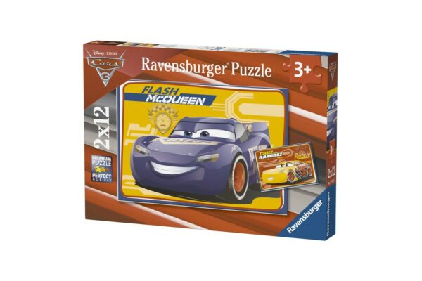 puzzle ravensburger cars 2x12 piese 07614 1