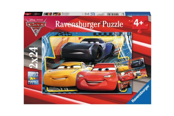 puzzle ravensburger cars 2x24 piese 07810 1