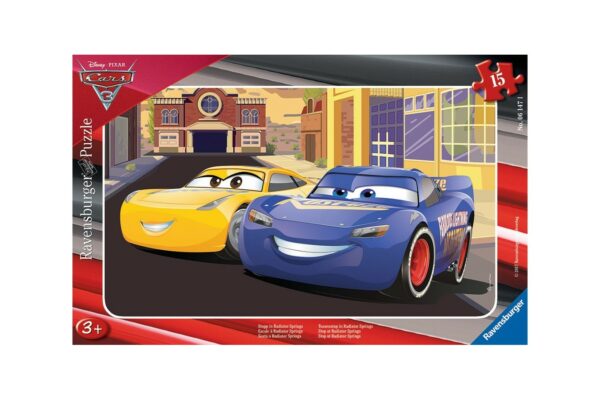 puzzle ravensburger cars 3 15 piese 06147 1