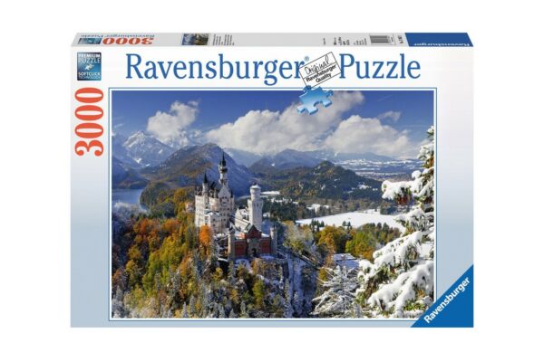 puzzle ravensburger castelul neuschwanstein iarna 3000 piese 17062 1