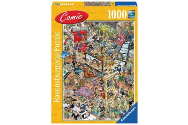 puzzle ravensburger comic puzzle hollywood 1000 piese 14985