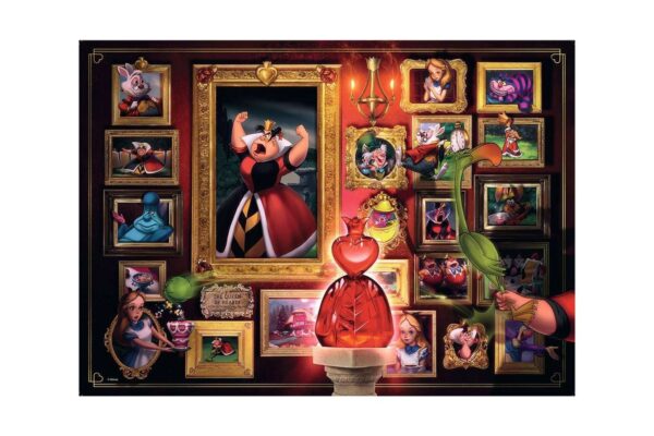 puzzle ravensburger disney villainous queen of hearts 1000 piese 15026