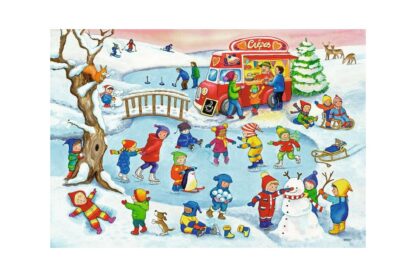 puzzle ravensburger distractie la lac 2x24 piese 05057