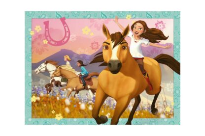 puzzle ravensburger dreamworks spirit riding free 150 piese xxl 10055