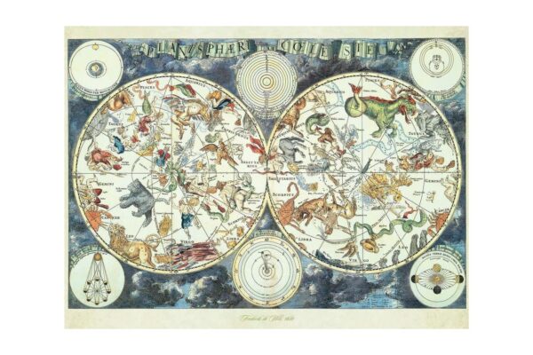 puzzle ravensburger fantastic beasts world map 1500 piese 16003