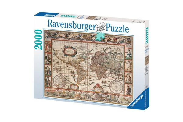 puzzle ravensburger harta lumii 1650 2000 piese 16633 1