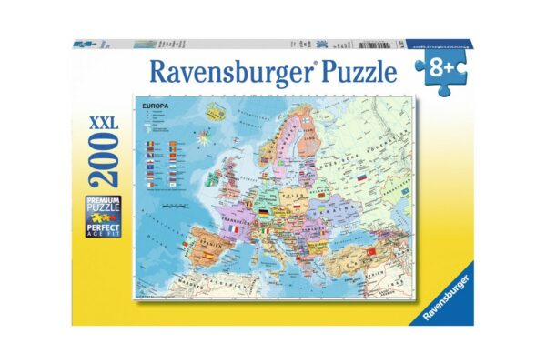 puzzle ravensburger harta politica a europei 200 piese 1