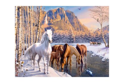 puzzle ravensburger horses 200 piese xxl 12690