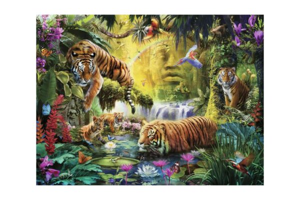 puzzle ravensburger idyll at the water hole 1500 piese 16005