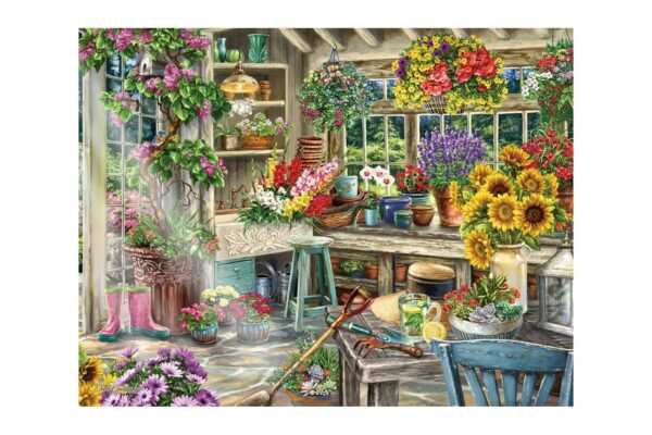 puzzle ravensburger idyllic garden 2000 piese 13996