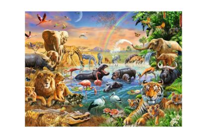 puzzle ravensburger izvor in jungla 100 piese 12910