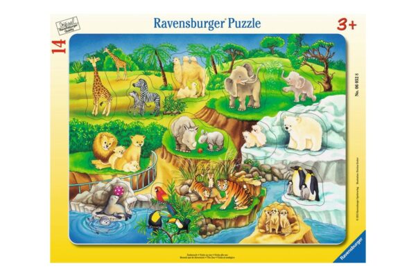 puzzle ravensburger la zoo 14 piese 06052 1