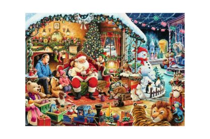 puzzle ravensburger let s visit santa 1000 piese 15354