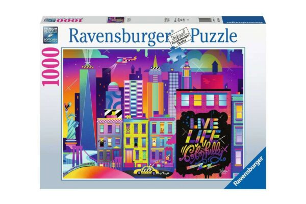 puzzle ravensburger live life colorfully nyc 1000 piese 16454 1