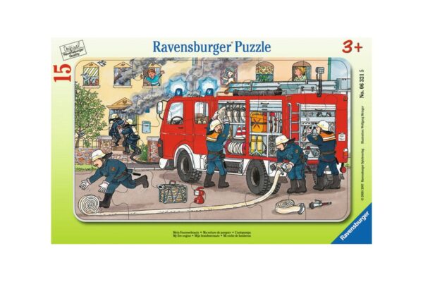 puzzle ravensburger masina de pompieri 15 piese 06321