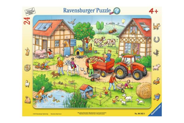 puzzle ravensburger mica mea ferma 24 piese 06582 1