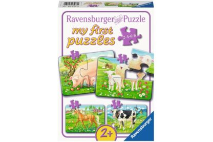 puzzle ravensburger my first puzzles 5x2 piese 07077 1