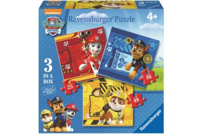 puzzle ravensburger patrula catelusilor 25 36 49 piese 07057 1