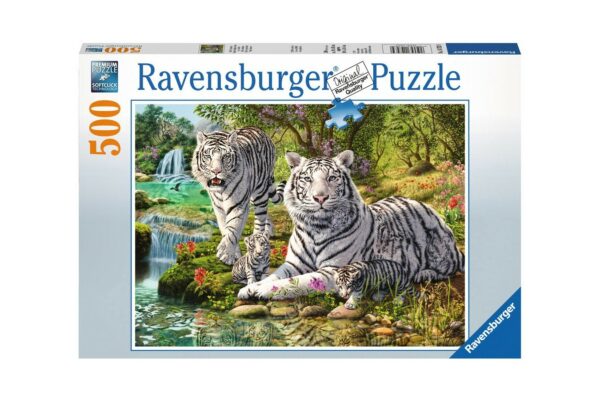puzzle ravensburger pisica mare alba 500 piese 14793 1
