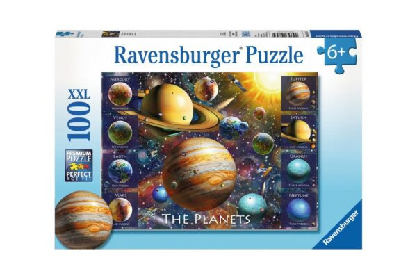 Puzzle Ravensburger - Planete, 100 piese (10853) - imagine 2