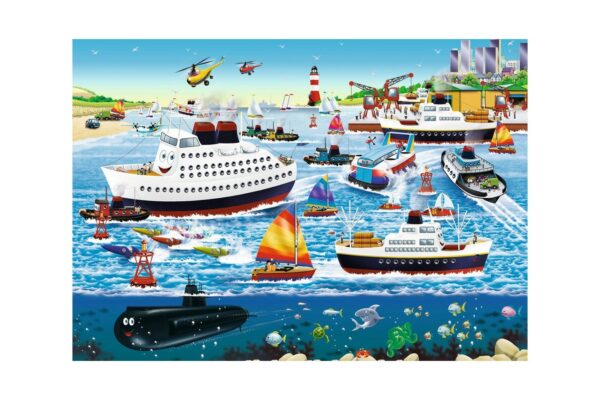 Puzzle Ravensburger - Port Fericit, 35 piese (08793)