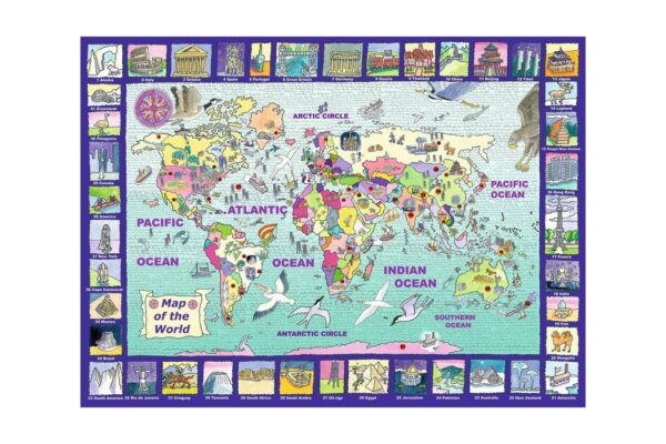 puzzle ravensburger privind lumea 300 piese 13190