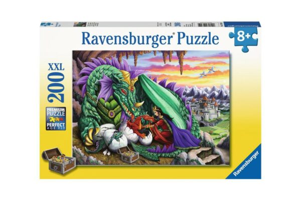 Puzzle Ravensburger - Queen of Dragons, 200 piese XXL (12655) - imagine 2