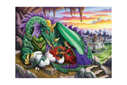 puzzle ravensburger queen of dragons 200 piese xxl 12655