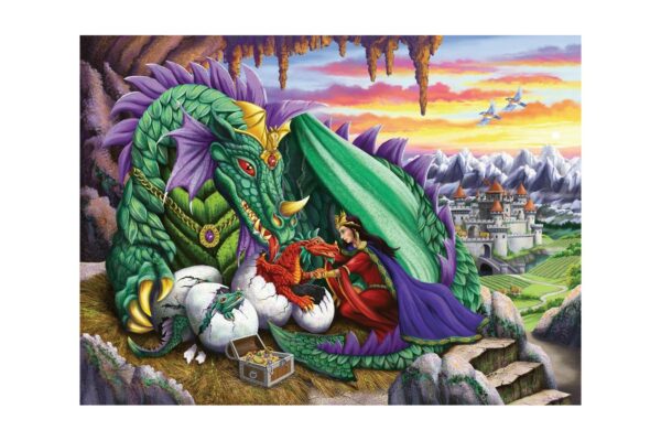 puzzle ravensburger queen of dragons 200 piese xxl 12655