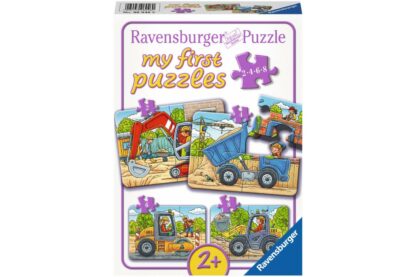 puzzle ravensburger santier 2 4 6 8 piese 06946 1