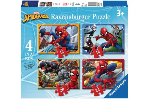 puzzle ravensburger spiderman 12 16 20 24 piese 06915 1