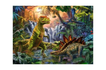 puzzle ravensburger the dinosaur oasis 100 piese xxl 12888