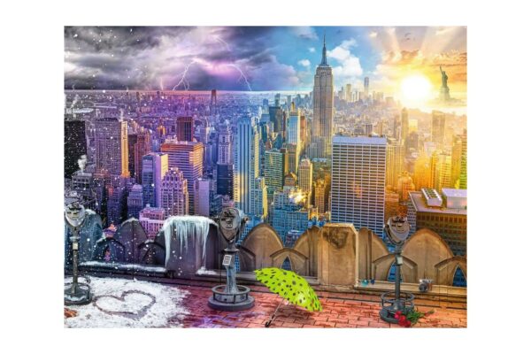 puzzle ravensburger the seasons in new york 1500 piese 16008
