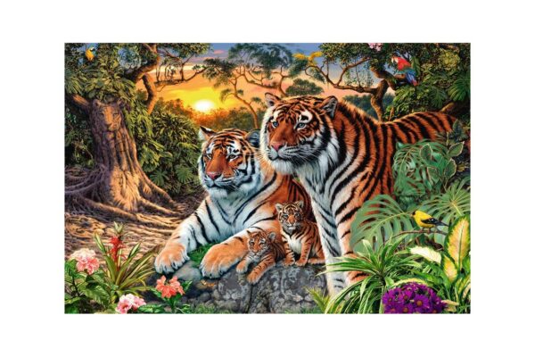 puzzle ravensburger tigri 3000 piese 17072