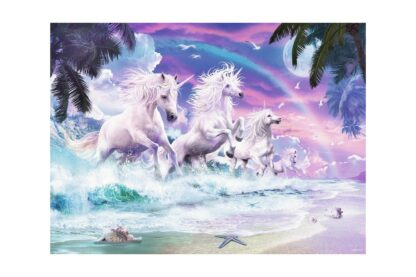 puzzle ravensburger unicorns on the beach 150 piese xxl 10057