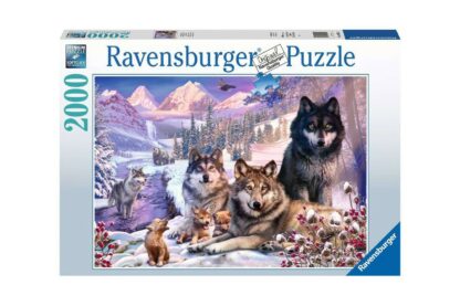 puzzle ravensburger wolves in the snow 2000 piese 16012 1