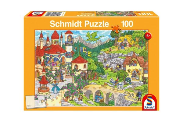puzzle schmidt a fairytale kingdom 100 piese 56311 1