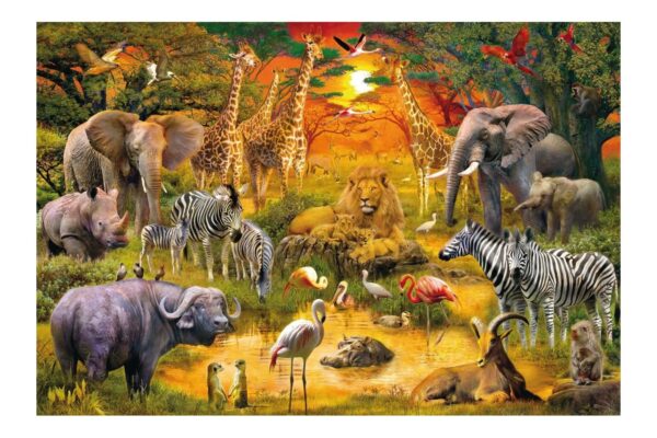 puzzle schmidt animale in africa 150 piese 56195