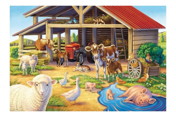 puzzle schmidt animalele mele favorite 3x48 piese include 1 poster 56203