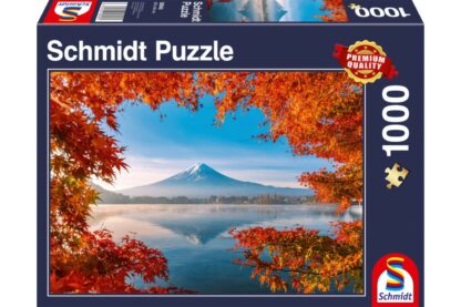 puzzle schmidt autumn splendor of mount fuji 1000 piese 58946 1