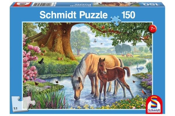 puzzle schmidt cai la adapat 150 piese 56161 1