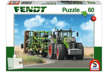 puzzle schmidt fendt 1050 vario with amazone cenius cultivator 60 piese 56255 1