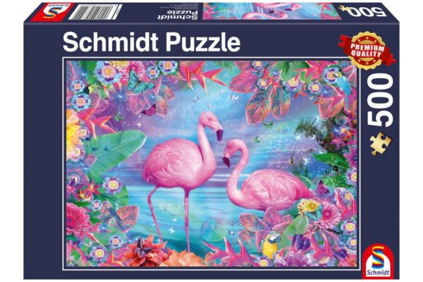 puzzle schmidt flamingos 500 piese 58342 1