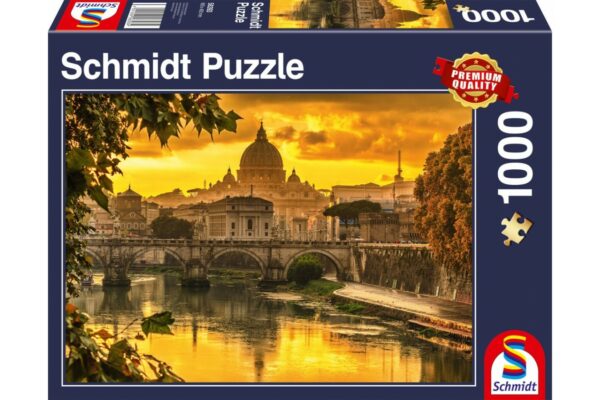 puzzle schmidt golden light over rome 1000 piese 58393 1