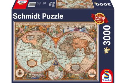 puzzle schmidt harta antica a lumii 3000 piese 58328 1