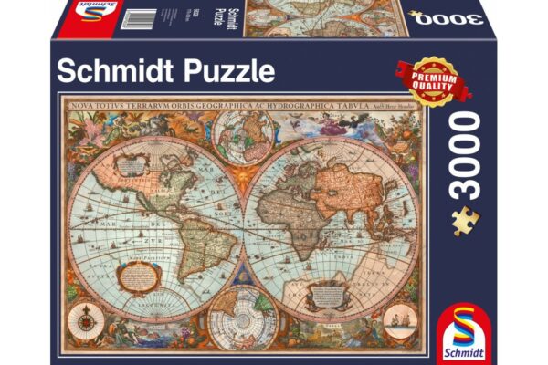 puzzle schmidt harta antica a lumii 3000 piese 58328 1
