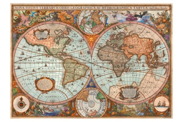 puzzle schmidt harta antica a lumii 3000 piese 58328