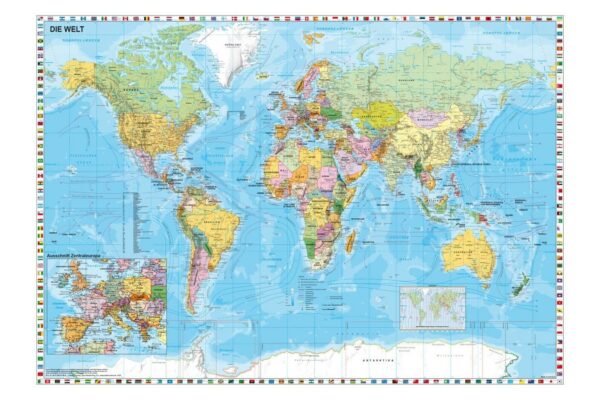 puzzle schmidt harta lumii 1500 piese 58289