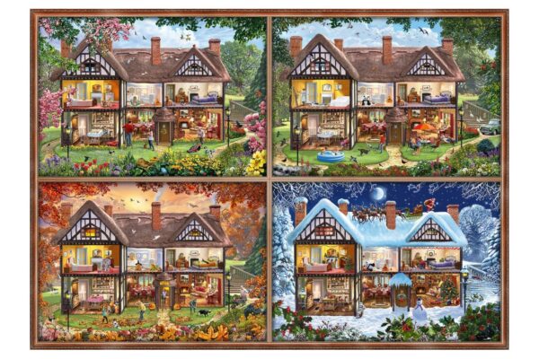 puzzle schmidt house of four seasons 2000 piese 58345