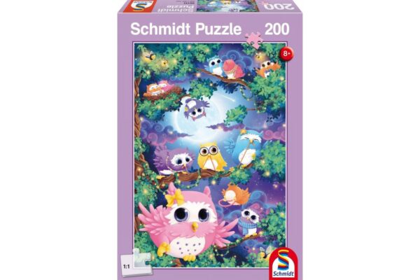 puzzle schmidt in padurea bufnitelor 200 piese 56131 1